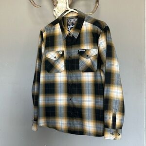 DIXXON Women’s Snap Flannel - Black Sabbath Size L